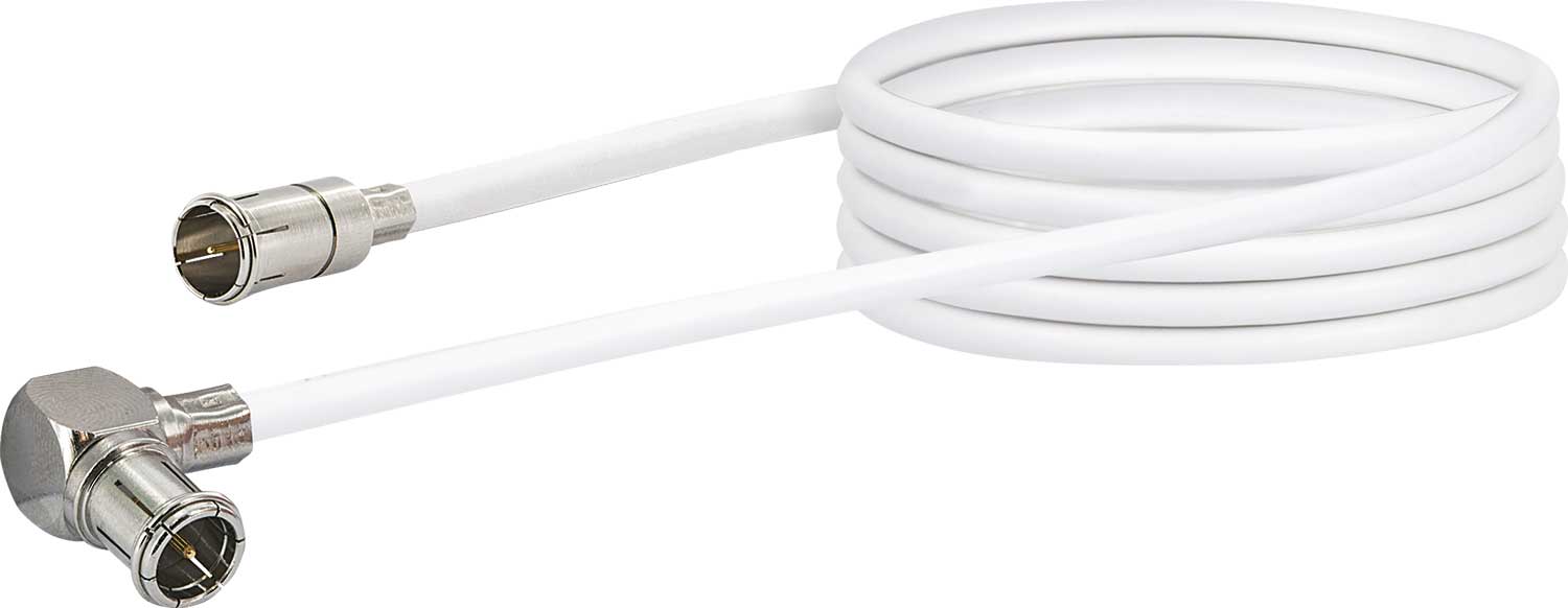 Schwaiger SAT-Anschlusskabel F-Quick-Stecker 1,5 - 9 m 90 dB