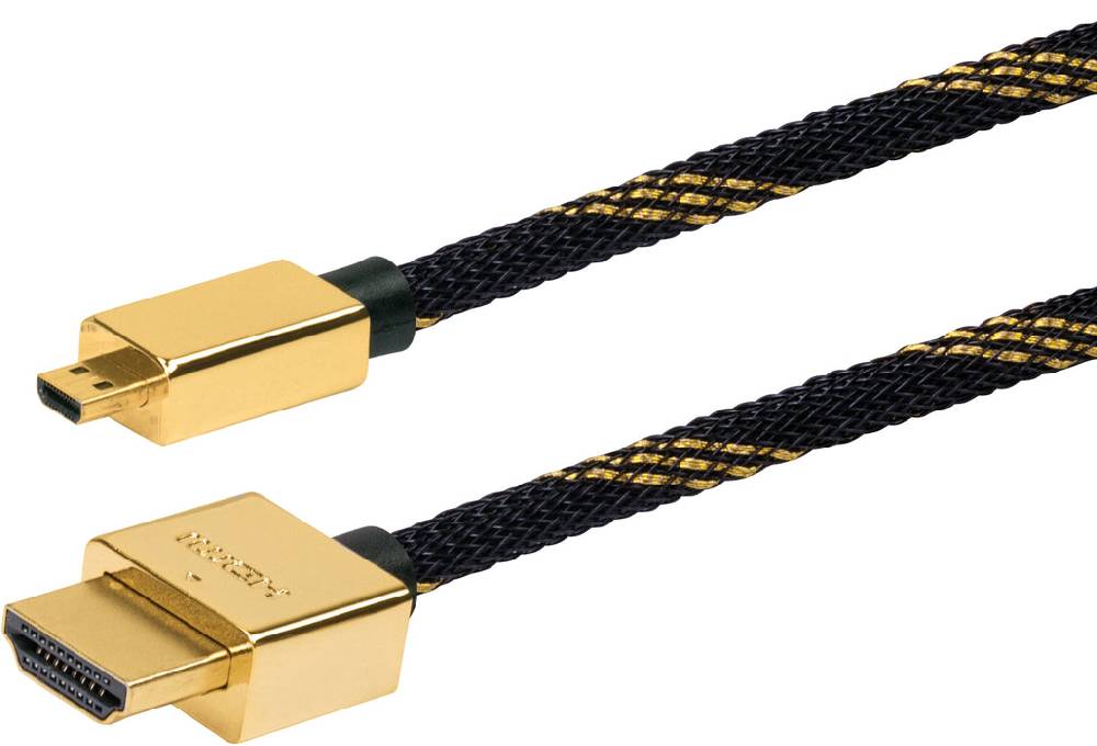 Schwaiger SLIMLINE High-Speed-HDMI®-Kabel mit Ethernet Versandkostenfrei