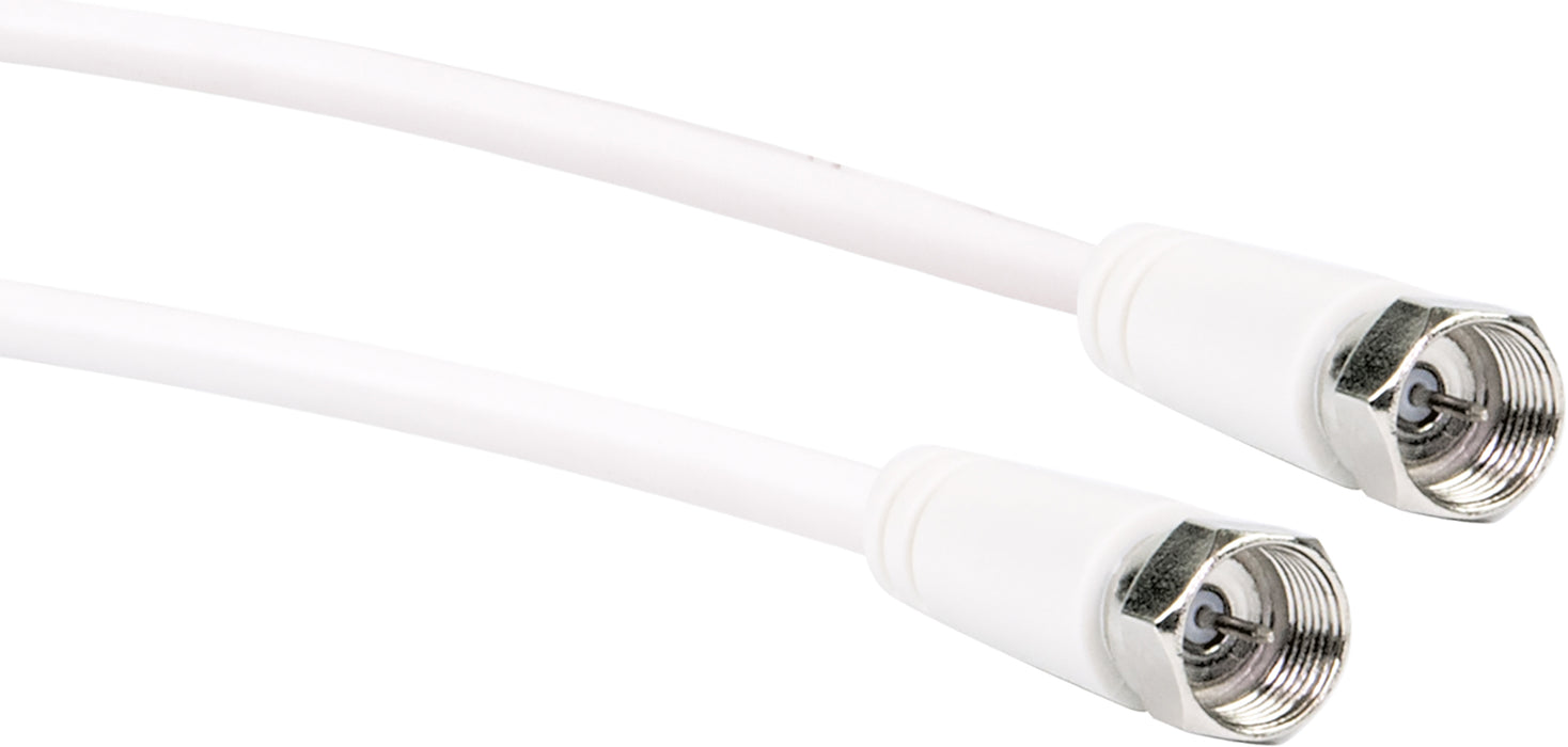 Schwaiger SAT-Anschlusskabel mit IEC Adaptern 3 m 75 dB Kauf eins, bekomm eins gratis