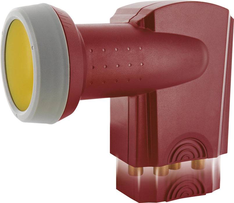 Schwaiger Quattro LNB digital SUN PROTECT ziegelrot Bis zu 65% Rabatt