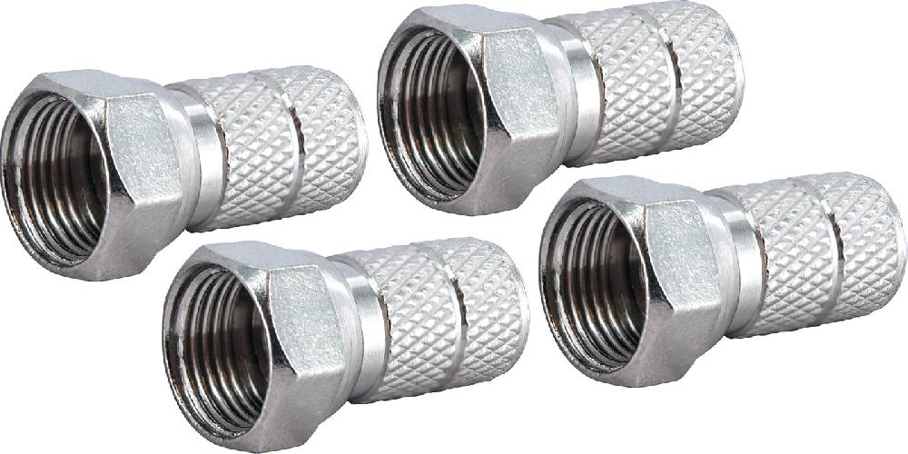 Schwaiger F-Aufdrehstecker 2 - 50 Stk. Ø 6,5 mm Riesige Rabatte
