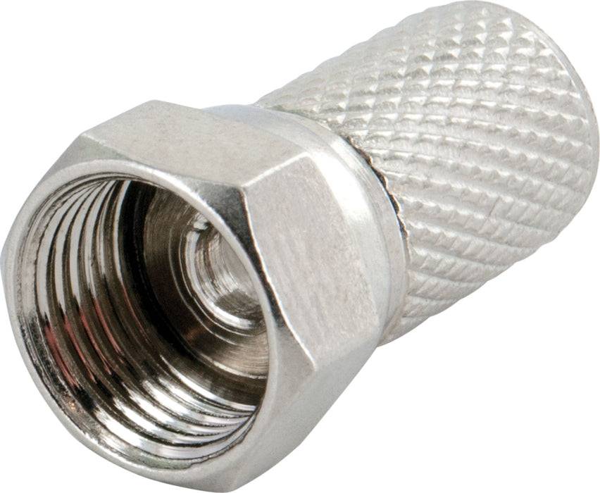 Schwaiger F-Stecker 2er Set Ø 7 mm mit Gummitülle Fabrikladen