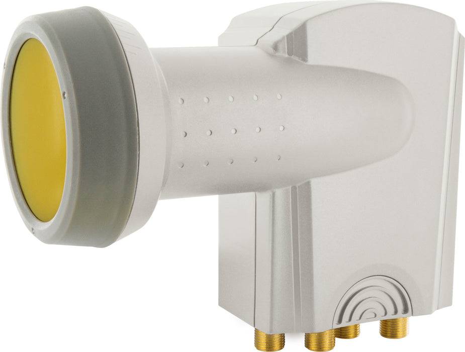 Schwaiger Quad LNB digital SUN PROTECT hellgrau Im Verkauf