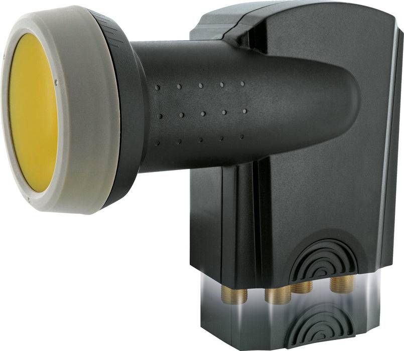 Schwaiger Quattro LNB digital SUN PROTECT anthrazit zollfrei