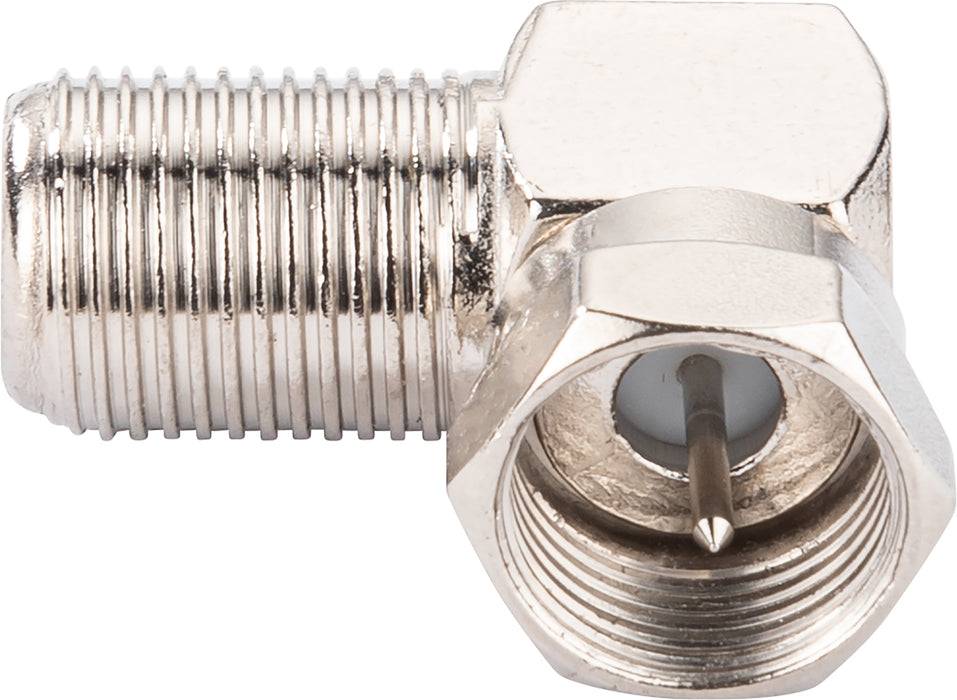 Schwaiger F-Winkeladapter F-Stecker auf F-Buchse 50% Rabatt für begrenzte Zeit