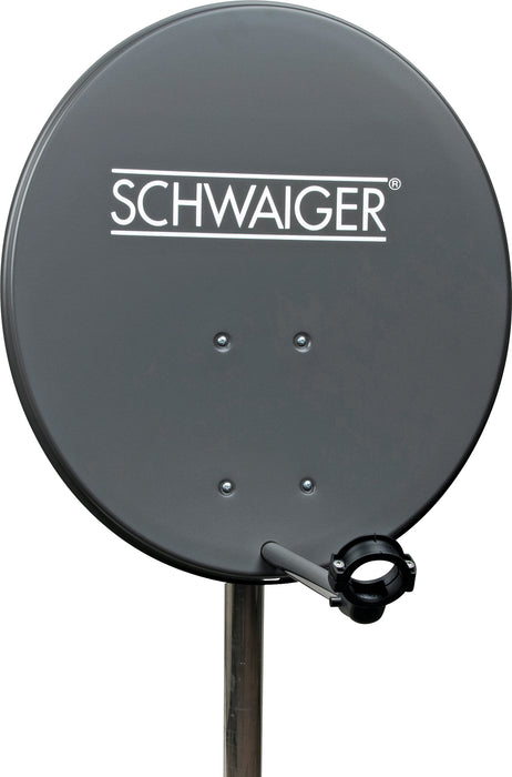 Schwaiger Satellitenanlagen Set Anthrazit Stahl 55 cm mit Receiver Rabatte dieses Monats