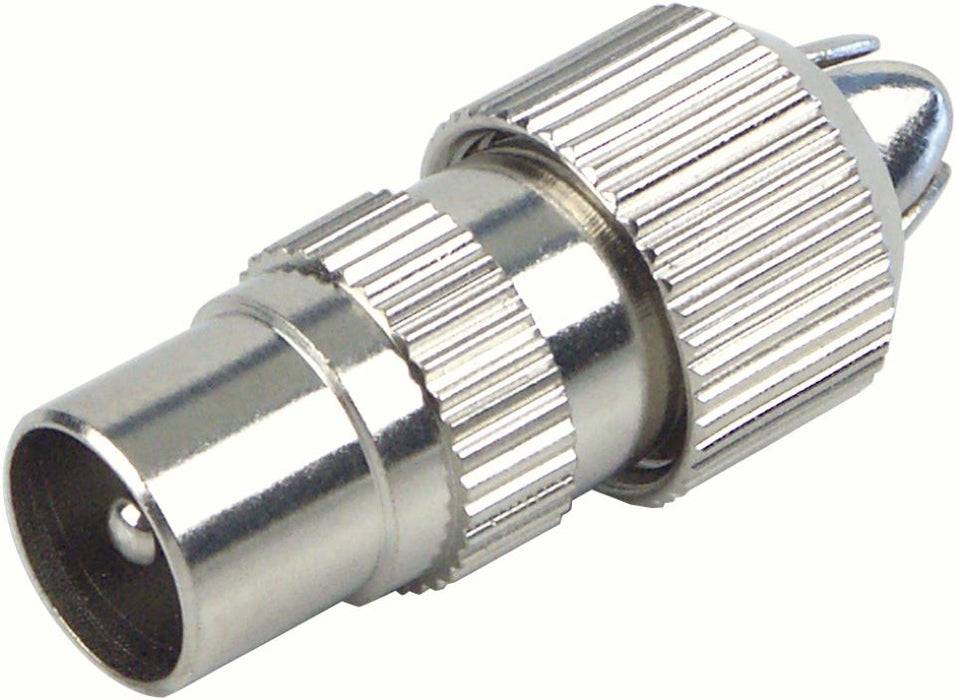 Schwaiger IEC-Stecker Ø 4 - 7,5 mm metallisiert
