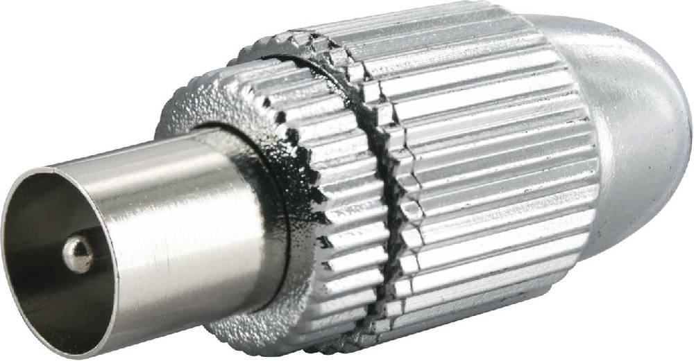 Schwaiger IEC-Stecker Ø 4 - 7,5 mm metallisiert Letzter Tag