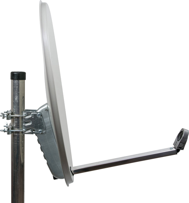 Schwaiger Satellitenschüssel Aluminium Weiß/Rot/Anthrazit 57 cm 50% Rabatt für begrenzte Zeit