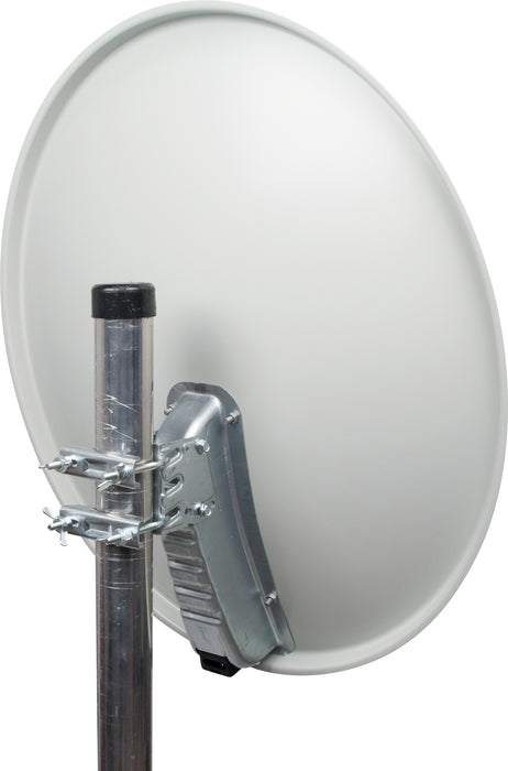 Schwaiger Satellitenschüssel Aluminium Weiß/Rot/Anthrazit 57 cm 50% Rabatt für begrenzte Zeit