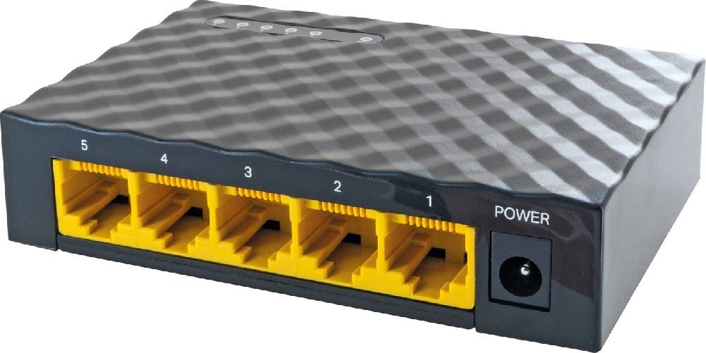 Schwaiger 5-Port Netzwerk Switch Tiefpreis