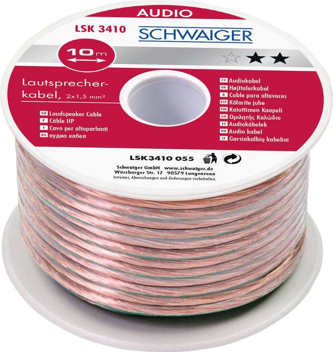 Schwaiger Lautsprecherkabel (2x 1,5 mm²) Bestseller