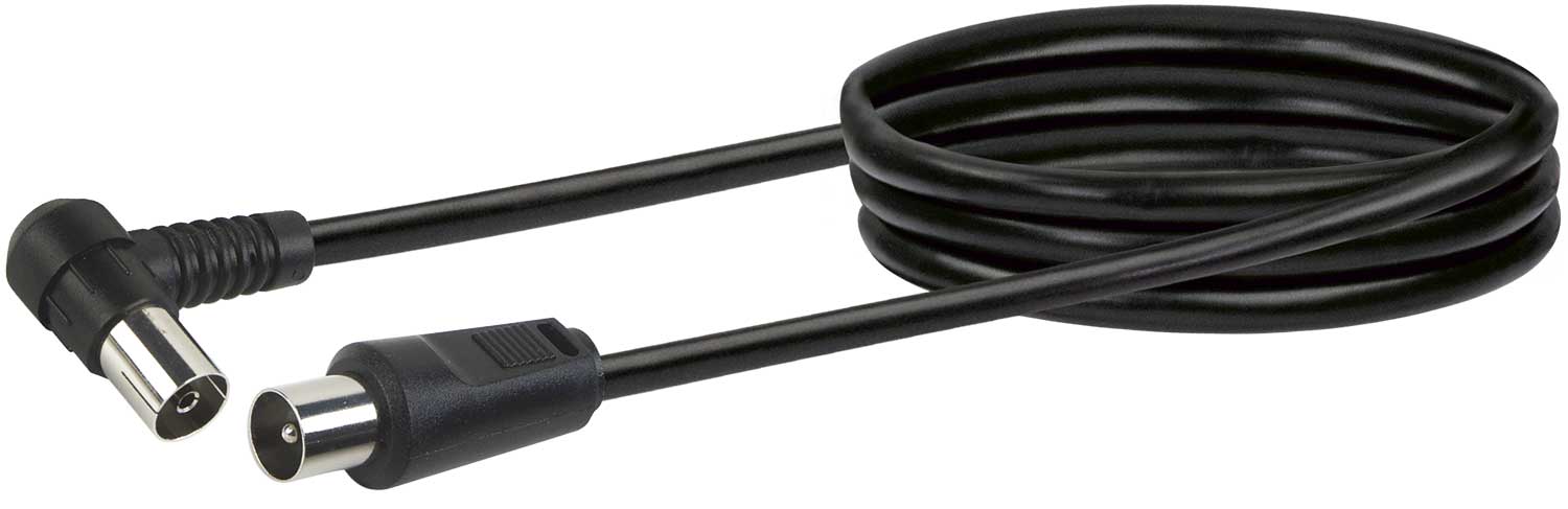 Schwaiger Antennenkabel mit IEC-Winkelstecker 1,5 - 3 m 75 dB Letzter Tag