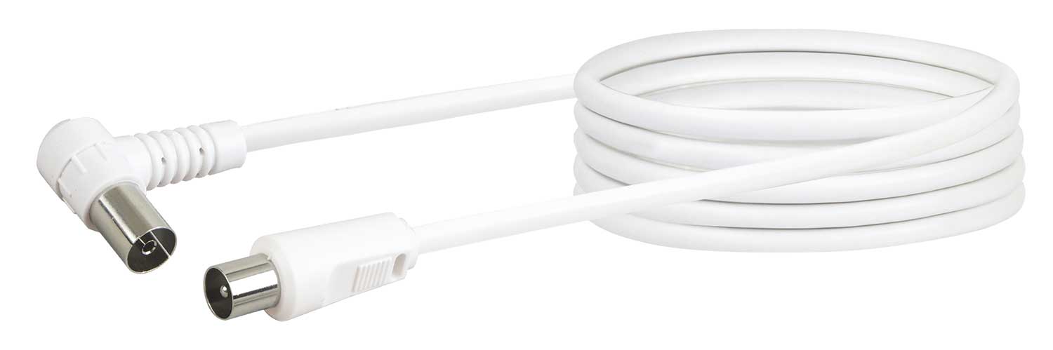Schwaiger Antennenkabel mit IEC-Winkelbuchse 1,5 - 10 m 75 dB Zeitbegrenzte Promotion