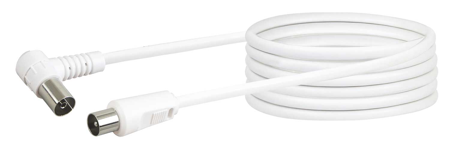 Schwaiger Antennenkabel mit IEC-Winkelbuchse 1,5 - 10 m 75 dB Zeitbegrenzte Promotion