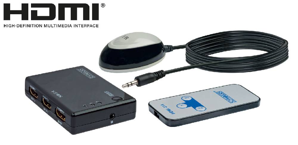 Schwaiger HDMI®-Umschalter Begrenzt auf 3 Tage