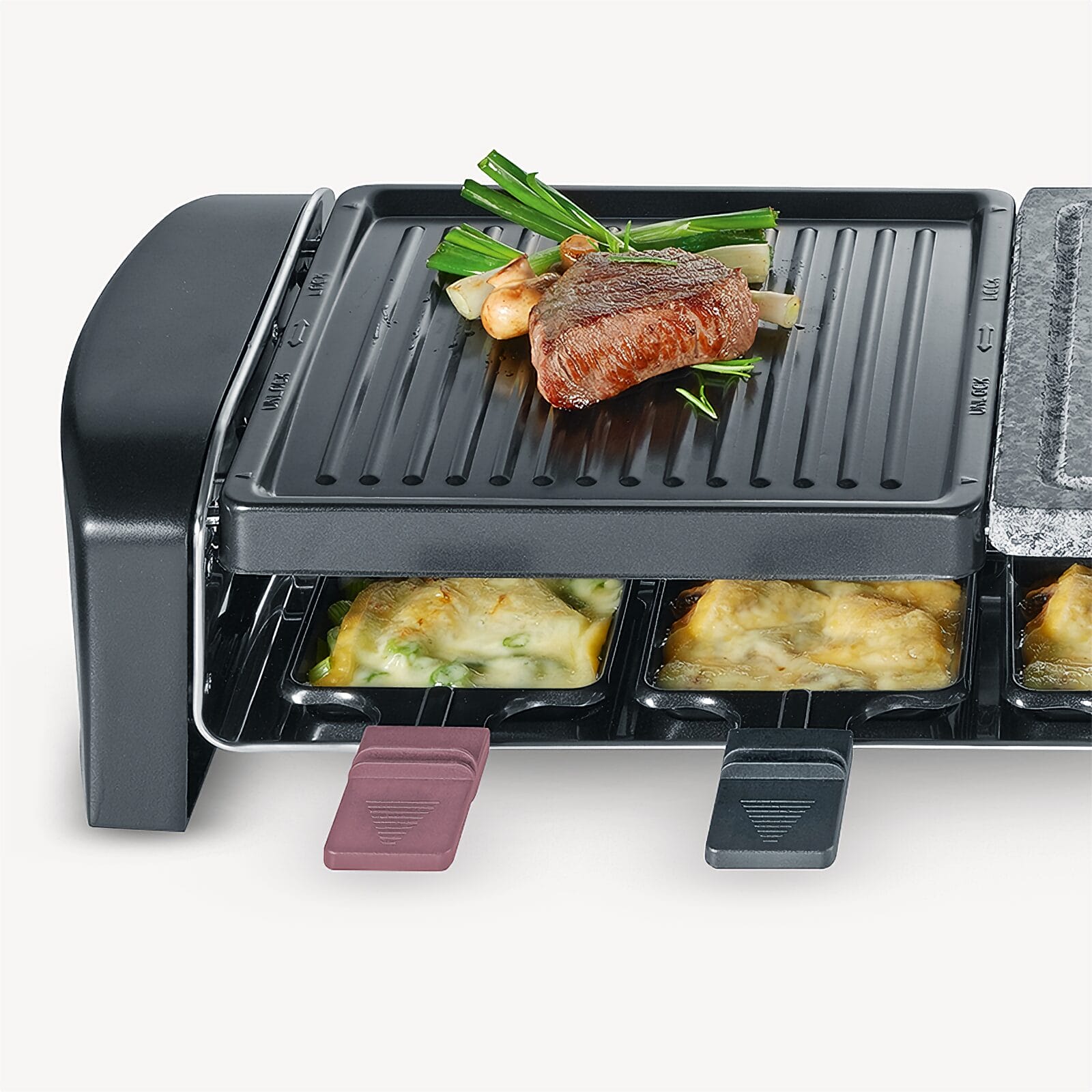 ﻿Severin Raclette Grill mit Naturgrillstein RG 9645 Heißer Verkauf