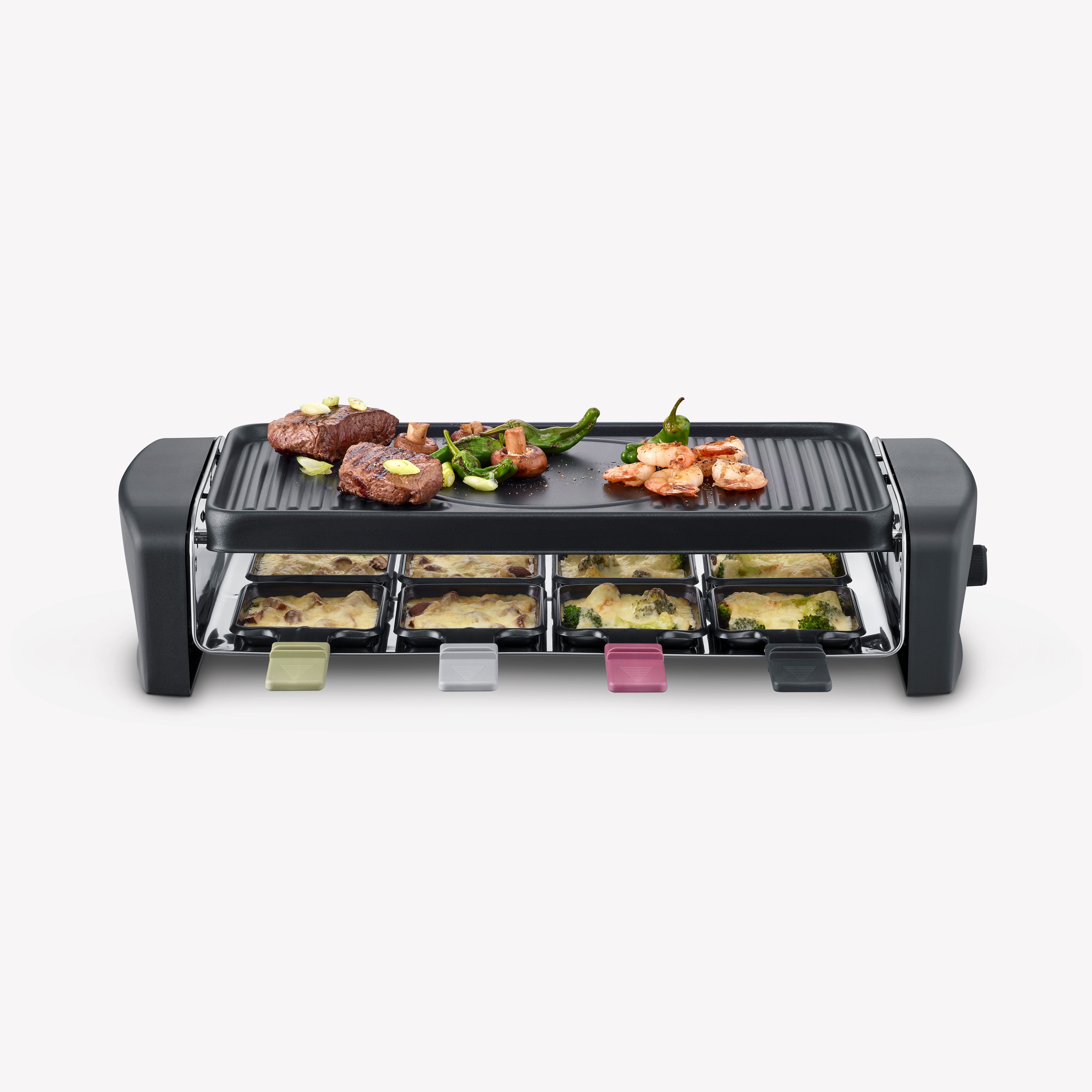 Severin Raclette Grill mit antihaftbeschichteter Grillplatte RG 9646 Räumungsverkauf