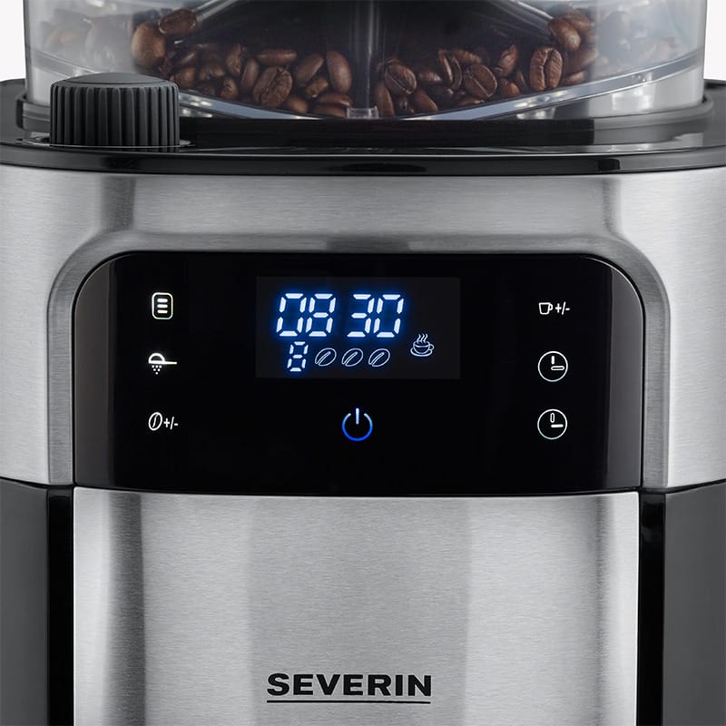 Severin Filterkaffeemaschine mit Edelstahl-Mahlwerk und Thermokanne KA 4814 Hotsell