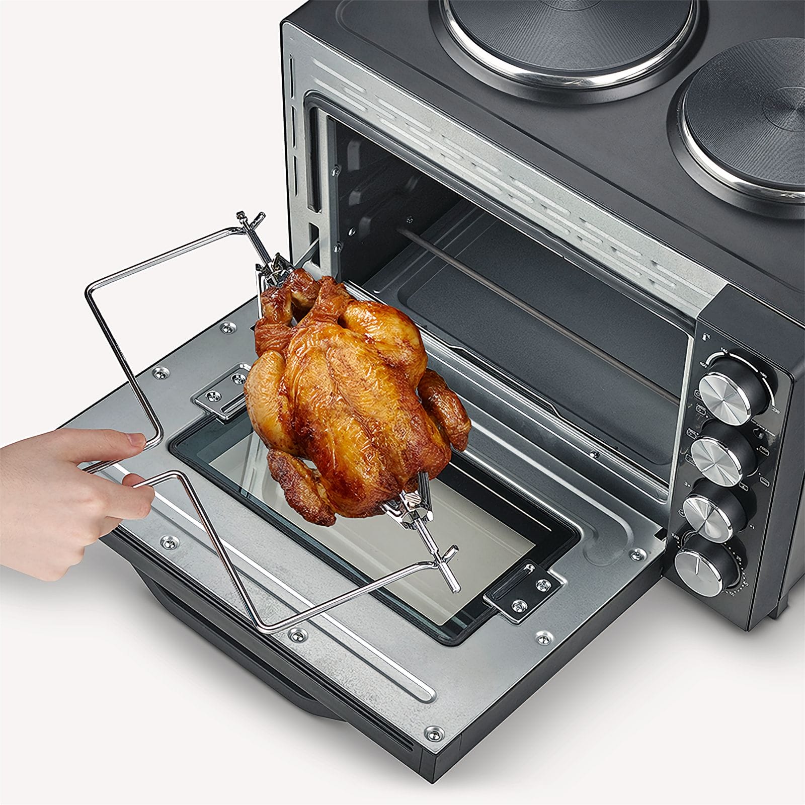Severin Back- und Toastofen mit Kochplatten TO 2074 Neueste Stile
