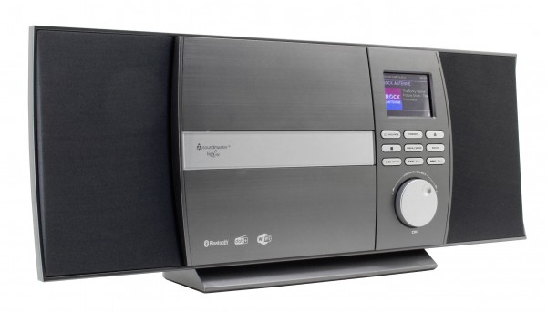﻿Soundmaster Stereo Musikcenter mit WLAN-Internet/DAB+/UKW-Radio, CD/MP3, USB, Bluetooth®, APP-Steuerung Heißer Verkauf
