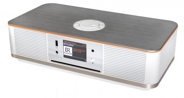 Soundmaster Stereo Musikcenter mit WLAN-Internet/DAB+/UKW-Radio, CD/MP3, USB, Bluetooth®, LED Ambientebeleuchtung, APP-Steuerung Zeitlich begrenztes Angebot