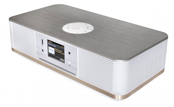 Soundmaster Stereo Musikcenter mit WLAN-Internet/DAB+/UKW-Radio, CD/MP3, USB, Bluetooth®, LED Ambientebeleuchtung, APP-Steuerung Zeitlich begrenztes Angebot