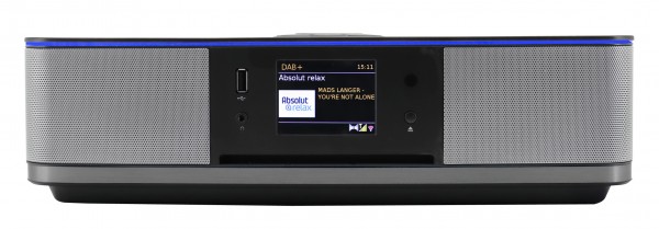 Soundmaster Stereo Musikcenter mit WLAN-Internet/DAB+/UKW-Radio, CD/MP3, USB, Bluetooth®, LED Ambientebeleuchtung, APP-Steuerung Große Rabatte