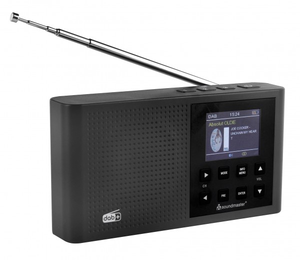 Soundmaster DAB+/UKW Radio mit Li-Ion Akku, Festsenderspeichertasten Räumungsverkauf
