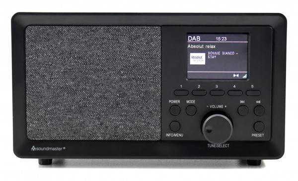 Soundmaster DAB+/UKW-RDS Radio mit Farbdisplay, Senderspeichertasten Sonderangebote