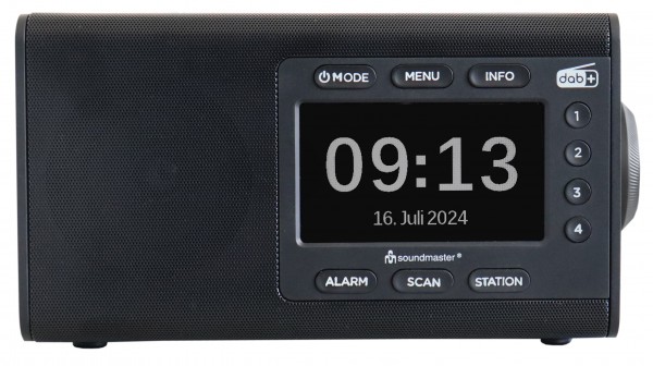 Soundmaster DAB+/UKW-RDS Radio mit großem Farbdisplay, Stationstasten Kostenlose Rückgabe