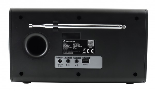 Soundmaster DAB+/UKW-RDS Radio mit großem Farbdisplay, Stationstasten Kostenlose Rückgabe