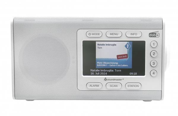 Soundmaster DAB+/UKW-RDS Radio mit großem Farbdisplay, Stationstasten Begrenzte Freigabe