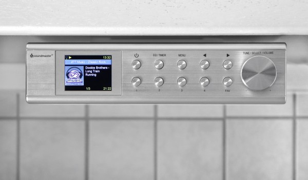 Soundmaster Internet/DAB+ Küchenunterbauradio mit Bluetooth® Letzte 2 Tage
