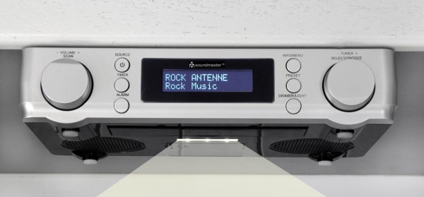Soundmaster Küchenunterbauradio mit DAB+/UKW, LED-Arbeitsplatzbeleuchtung Bis zu 50% Rabatt