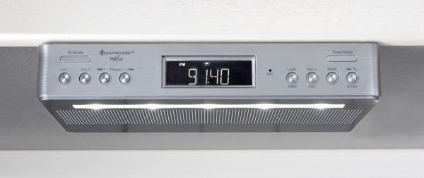 Soundmaster Küchenunterbauradio mit DAB+/UKW, Bluetooth®, LED-Arbeitsplatzbeleuchtung Bis zu 60% Rabatt