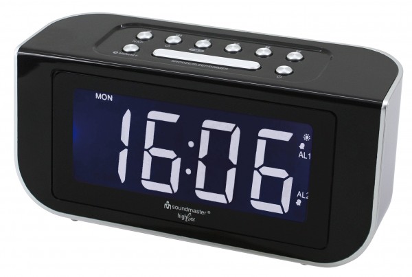 Soundmaster Funkuhrenradio mit Jumbo LCD Anzeige Bis zu 55% Rabatt