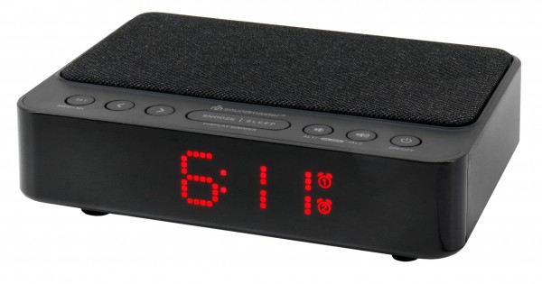 Soundmaster UKW-PLL Uhrenradio mit kabelloser Ladefunktion Clearance-Verkauf