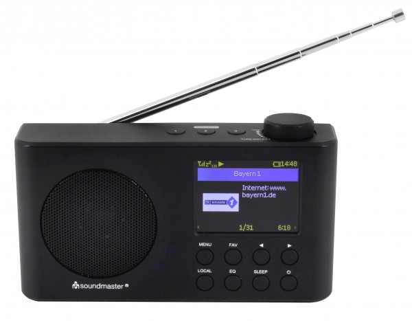 Soundmaster Portables WLAN-Internet/DAB+/UKW-Radio mit Bluetooth®, Li-Ion Akku Angebote