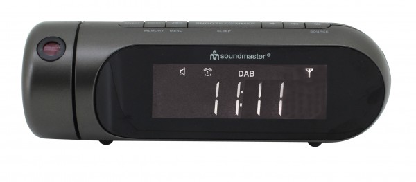 Soundmaster DAB+/UKW Uhrenradio mit Projektion Kostenloser Versand