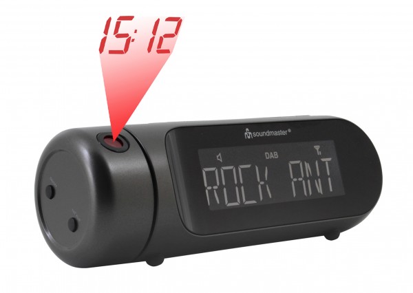 Soundmaster DAB+/UKW Uhrenradio mit Projektion Kostenloser Versand