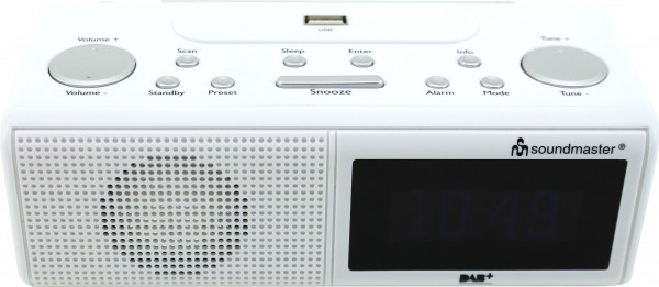 Soundmaster DAB+/UKW Uhrenradio mit USB Wiedergabe Fabrikpreis