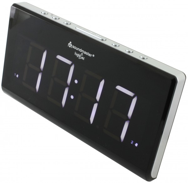 Soundmaster Jumbo LED Uhrenradio mit Dimmer Sonderangebot