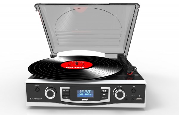 Soundmaster Plattenspieler mit Magnettonabnehmersystem, Bluetooth® Sendefunktion Heißer Verkauf