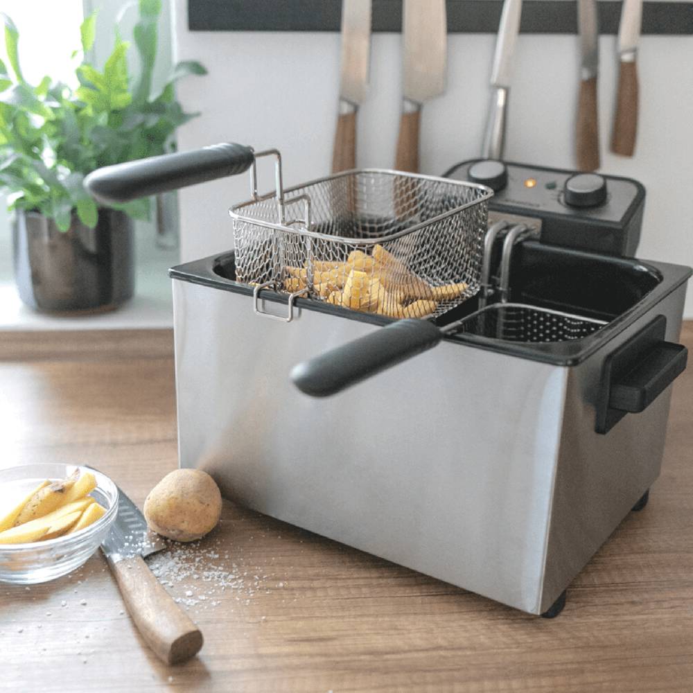 Steba Edelstahl-Fritteuse DF 300 Im Verkauf