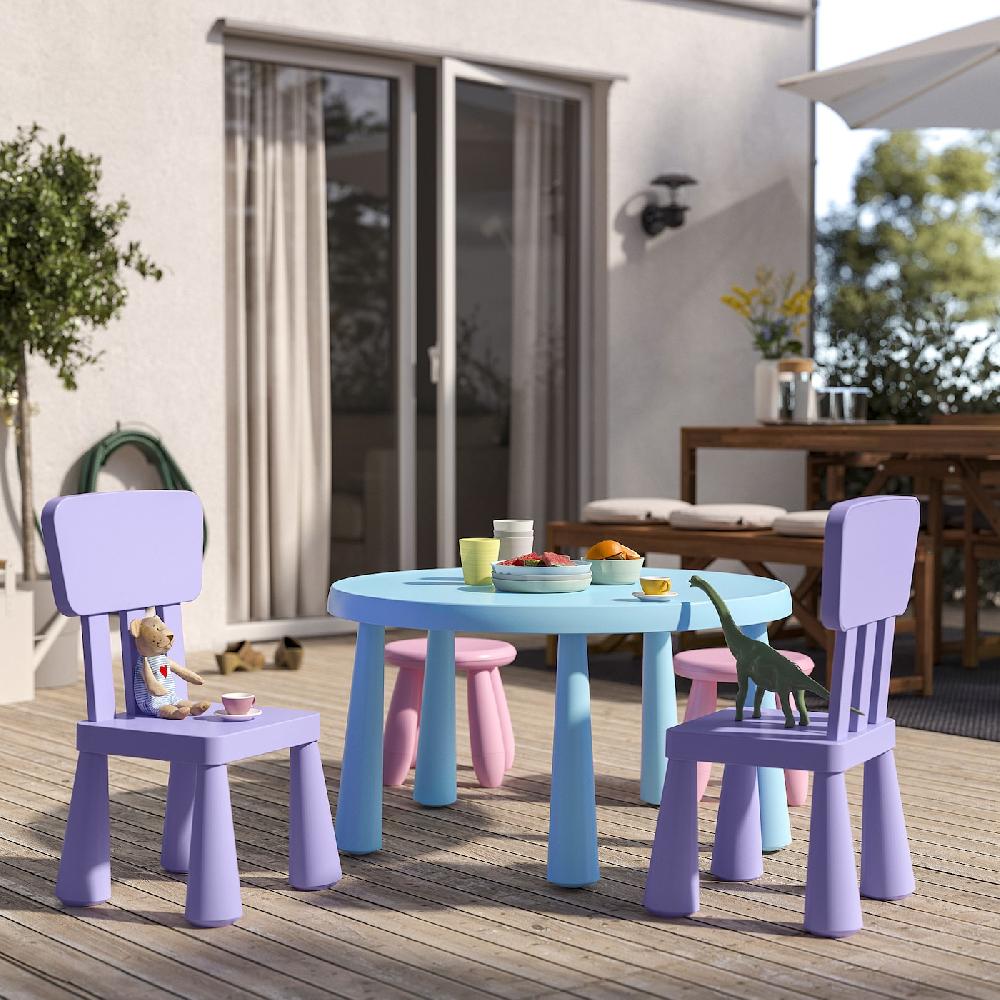 IKEA MAMMUT Kinderstuhl drinnen/draußen/lila Top Angebot