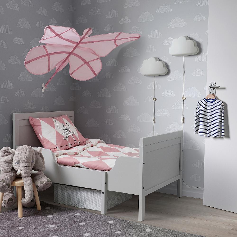 IKEA SNÖFINK Betthimmel Schmetterling/rosa Online Outlet