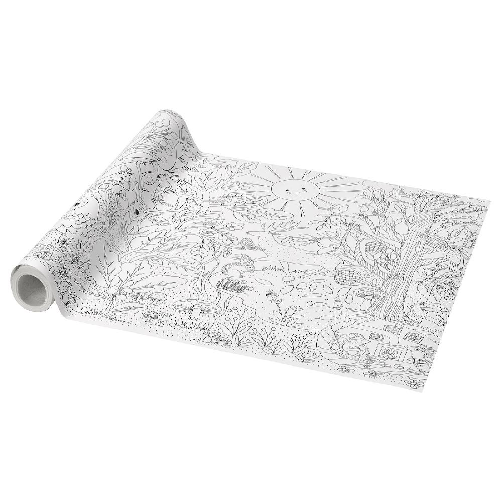 IKEA SKOGSDUVA Malpapierrolle Zauberwald 10 m IKEA SKOGSDUVA Malpapierrolle Zauberwald 10 m