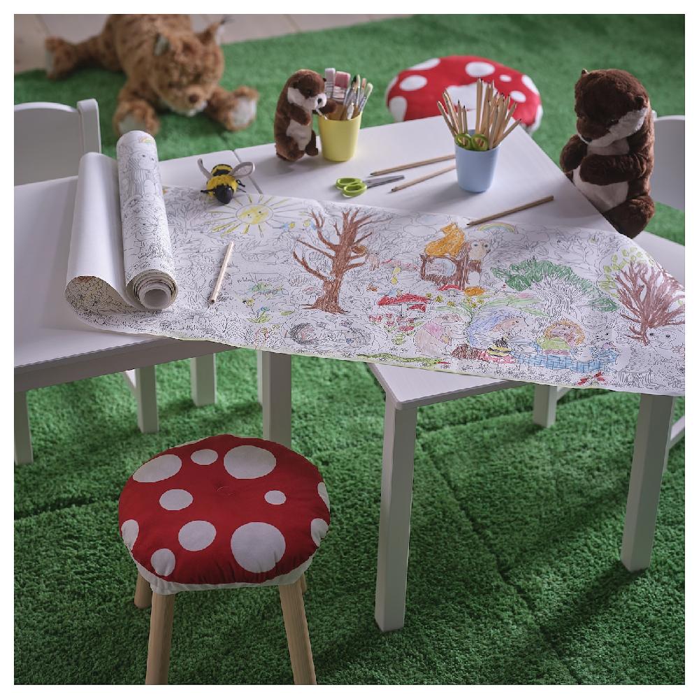 IKEA SKOGSDUVA Malpapierrolle Zauberwald 10 m Große Rabatte