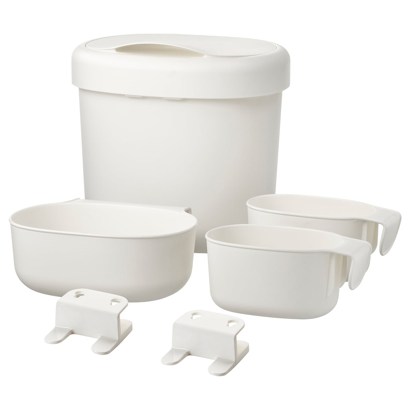IKEA ÖNSKLIG Behälter 4er-Set weiß IKEA ÖNSKLIG Behälter 4er-Set weiß